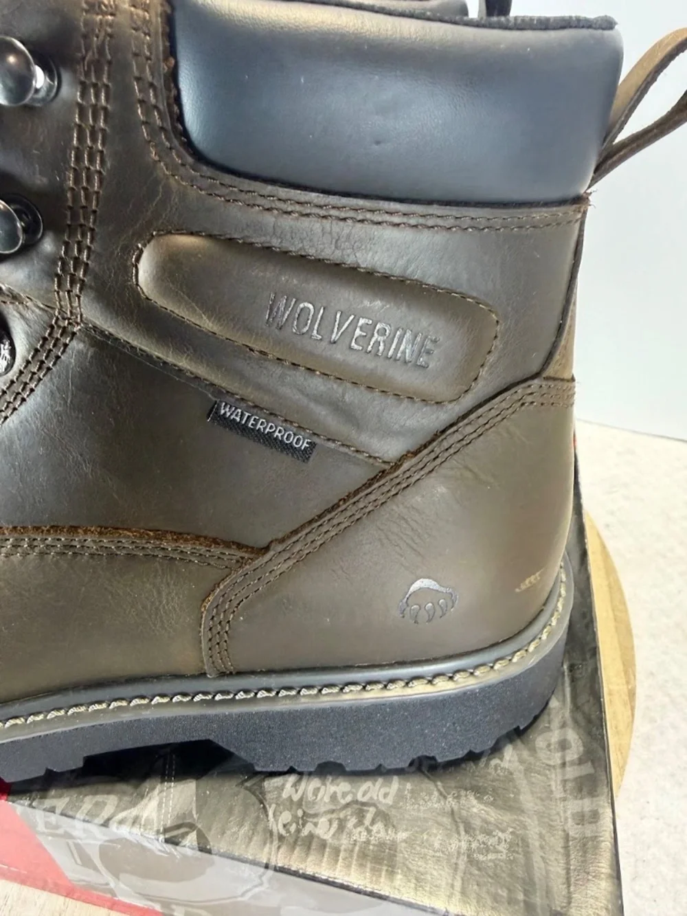 Wolverine Floorhand W10633 Mens 12 EW Steel Toe Waterproof Work Boots Brown NIB